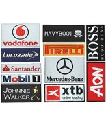 McLaren F1, 11 Embroidered Overall Racing Suit Sport SPONSOR Patches  - Full Set - £14.57 GBP