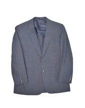 Hickey Freeman Suit Jacket Mens 41S Blue Striped Bespoke Wool Blazer Vin... - $72.42