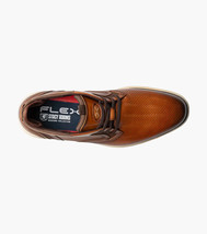 Stacy Adams Eastmont Plain Toe Elastic Lace Chukka Boot Cognac 25748-221 image 4