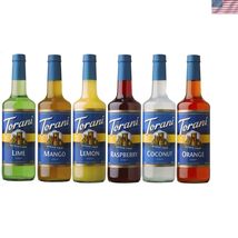 Syrup, Sugar Free, Assorted Summer Flavors, 750-ML Pack of 6 - $119.53