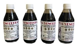 4 X La Vencedora Mexican Vanilla Pure 4 Glass 8.45oz Bottles From Mexico - £27.34 GBP