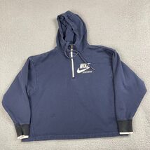 Nike Sportswear XL Women’s Crop Hoodie Sweater 1/4 Zip Black - €12,14 EUR