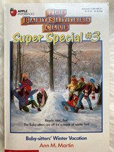 The Babysitters Club Super Special Winter Vacation #3 Vintage Book Ann M Martin - £7.83 GBP