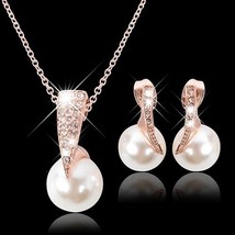 Delysia King 3pcs Women Trendy  Earrings Necklace Jewelry Set Superior Quality R - £18.98 GBP