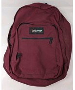 Vintage Eastpak Backpack Bag Made in USA Dark Red Nylon Retro 1990s 90s Y2K - £23.45 GBP