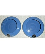 2 Harris Potteries Console Dish Low Round Bowl Bonsai Planter Blue Chica... - $54.69 CAD