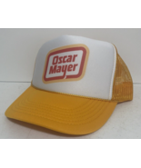 Vintage Oscar Mayer Hotdogs Hat Trucker Hat BBQ  snapback Gold Summer Ca... - $25.65 CAD