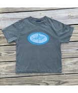 Mini Boden Shark Applique Green Boys Youth Kids Short Shirt Sleeve Size 7-8 - $18.24 CAD