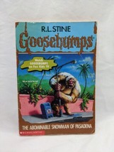 Goosebumps #38 The Abominable Snowman Of Pasadena R. L. Stine 1st Edition Book - £25.34 GBP