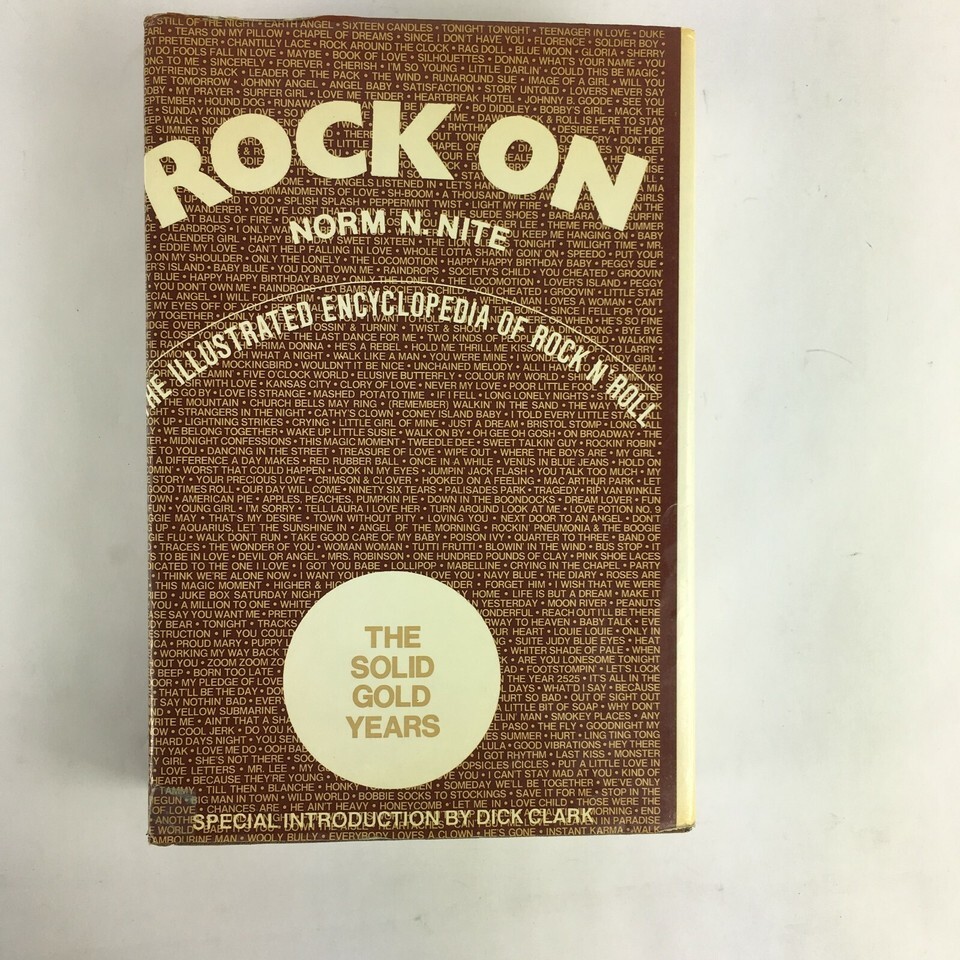 Rock On Norm N.Nite The illustrated Encyclopedia of Rock N&#39; Roll - $19.80