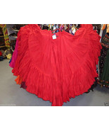 Real Red 25Yard Tribal BellyDance Gypsy ATS Skirt - $139.42 CAD