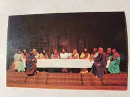 Vintage Postcard - Black Hills Passion Play The Last Supper - S. Crocker - £11.74 GBP