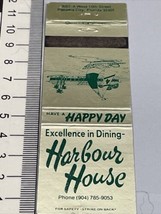 Vintage Matchbook Cover  Barbour House Dining a restaurant  Panama City, FL  gmg - £9.88 GBP