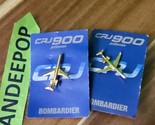 2 Piece Bombardier CRJ900 JetSense Gold Tone Airplane Jet Pins - £23.67 GBP