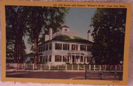 Vintage 131 Old House with Famous Widow’s Walk Cape Cod Mass Postmarked ... - $5.46 CAD