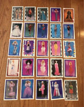 Vintage Mattel Barbie Fashion Facts Trading Cards Lot Of 25 Made Usa 80&#39;s 90&#39;s - £7.88 GBP
