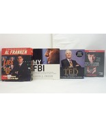 Lot of 4 Nonfiction Political Audio Books by Moore, Franken, Freeh, Turner - $16.05