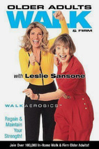 Older Adults Walk Aerobics &amp; Firm DVD Regain Maintain Strength Leslie Sansone - £5.49 GBP