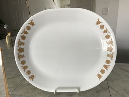 Corelle By Corning Butterfly Gold Serving Platter 12&quot; - £7.52 GBP
