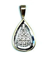 VTG 14K GOLD9 DIAMOND PENDANTapprox(.11CTw)2Tone GOLD(1.57g) - $249.00