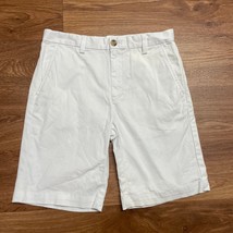 Vineyard Vines Boys White Stretch Breaker Shorts Size 12 Shep &amp; Ian Casual - £14.52 GBP