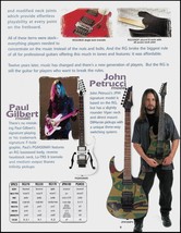 Paul Gilbert PGM 30 John Petrucci JPM Camo Signature Ibanez guitar ad with specs - £2.83 GBP