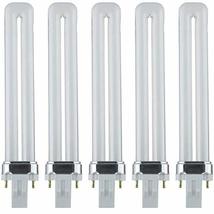 13W Compact Fluorescent 5000 Kelvin - PL13/50K GX23 2PIN Base (5 Pack) - $24.75