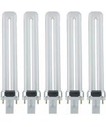 13W Compact Fluorescent 5000 Kelvin - PL13/50K GX23 2PIN Base (5 Pack) - $460.43 MXN