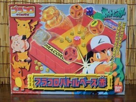 Pokemon Pracoro Battle Base Figure Dice Game Red 1998 Bandai Unused - £78.93 GBP