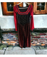 Women Medieval Renaissance Maxi Dress Halloween Witch Princess Cosplay C... - £27.22 GBP