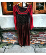 Women Medieval Renaissance Maxi Dress Halloween Witch Princess Cosplay C... - $34.60