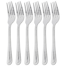 Gibson Home Tustin 6 Piece Stainless Steel Dinner Fork Flatware Set in S... - $556.74 MXN