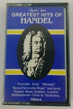 Greatest Hits Of Handel Superba Series Cassette Tape - £37.27 GBP