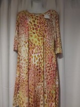 Boutique Story Teller Womans Dress Animal Print 3/4 Sleeve Small - €16,36 EUR