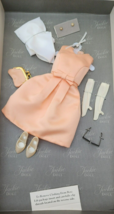 The Jackie Doll Accessories Peach Dress Kennedy Franklin Mint NEW IN BOX... - $27.67