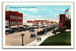 Minnesota Avenue Street View Kansas City Kansas KS UNP WB Postcard Y5 - £3.08 GBP