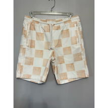 River Island Mens Board Shorts Multicolor Checkered Flat Front Pockets 2... - £11.15 GBP