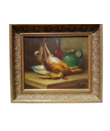 Oil painting on canvas signed, 19th century - €336,17 EUR