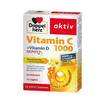 Dopplherz Active vitamin C 1000 + vitamin D3 30 tablets - £18.58 GBP