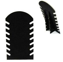 NEW NECKLACE 7 LEVEL BLACK VELVET DISPLAY RACK jewelry holder EASEL counter - $9.55