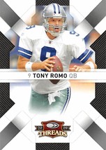 2009 Donruss Threads #28 Tony Romo Dallas Cowboys  - £0.71 GBP