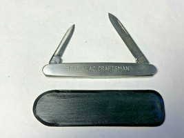 Schrade Walden &#39;Cadillac Craftsman&#39; Folding Pocket Knife Razor Blade Sta... - $29.95