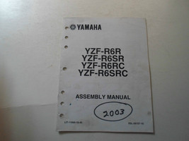 2003 Yamaha YZF R6R YZFR6SR YZFR6RC YZFR6SRC Assembly Manual STAINED OEM... - £17.61 GBP