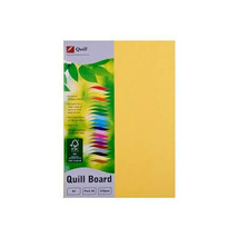 Quill Cardboard A4 (50pk) - Lemon - £30.78 GBP