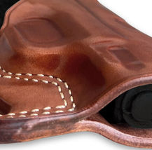 Fits WALTHER P5 Com 3.42”BBL Pancake Leather Belt Holster With 3 Slot #1088# RH image 7