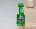 Beer Alcohol Green bottle  Custom Minifigures - $1.00