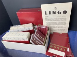 LINGO Slanguage Card Party Game Vintage 1985 COMPLETE Golden Western Pub... - £7.89 GBP