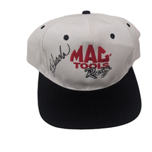 Mac Tools Racing K. Schrader Autographed Snapback Hat Baseball Cap Vintage 90s - £15.48 GBP