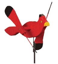 CARDINAL WIND SPINNER Amish Handmade Whirlybird Weather Resistant Whirli... - $84.97