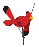 CARDINAL WIND SPINNER Amish Handmade Whirlybird Weather Resistant Whirli... - £67.92 GBP